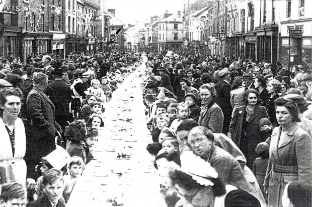 VE Day pictures from Welshpool, from the My Memories of Welshpool project.