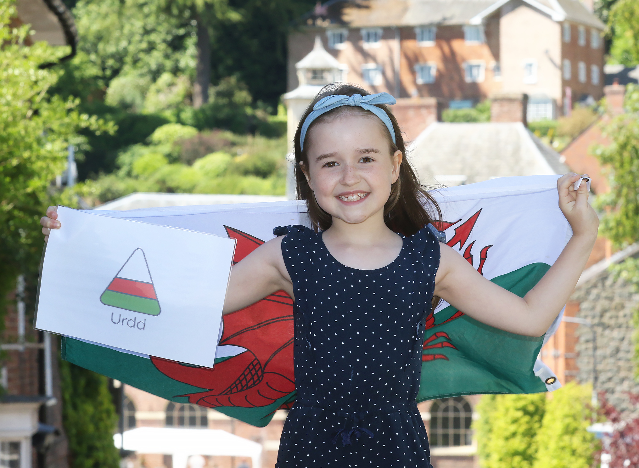 Urdd National Eisteddfod Winner Martha Jones (8) from Montgomery..Picture by Phil Blagg Photography..PB079-2020-8.