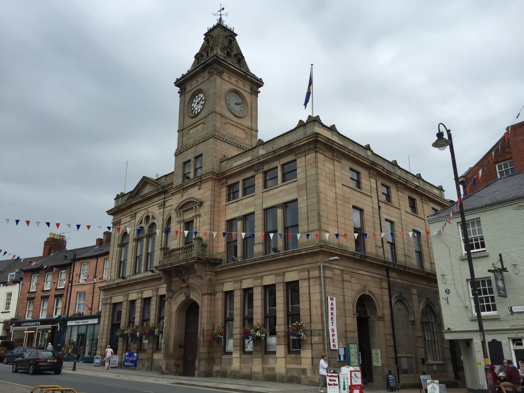 Welshpool Town Hall. Picture: Alan Hughes/Geograph.org