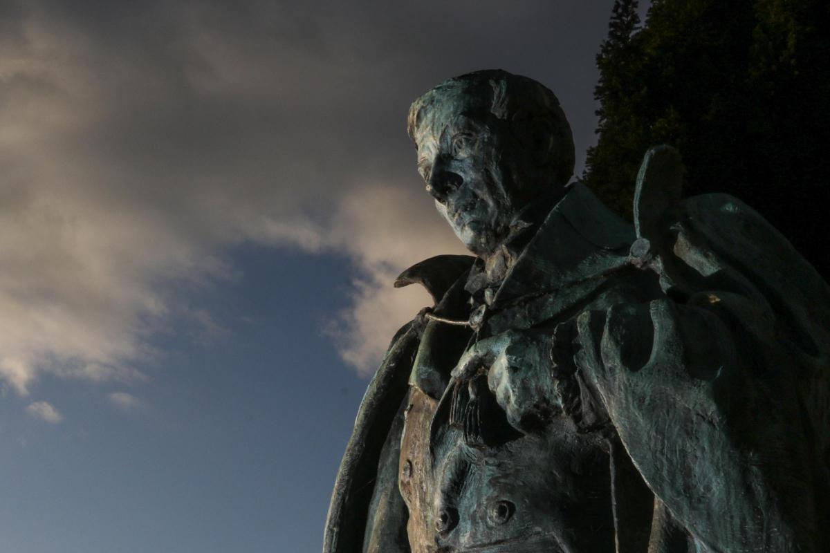 The Robert Owen statue in Newtown. on Friday, December 30, 2016.Picture: Mike Sheridan (MS321)