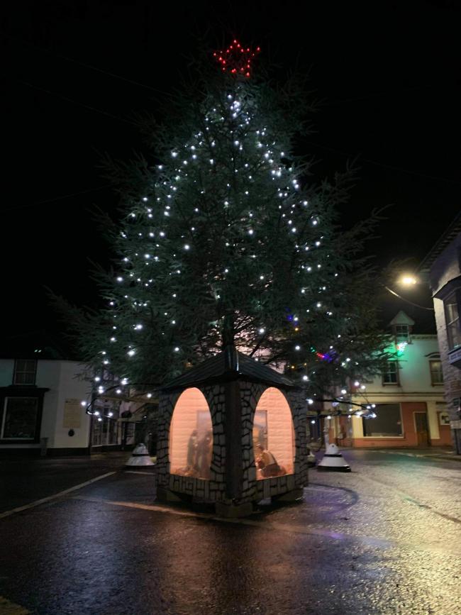 Rhayader town centre. Pic - Dyfed-Powys Police