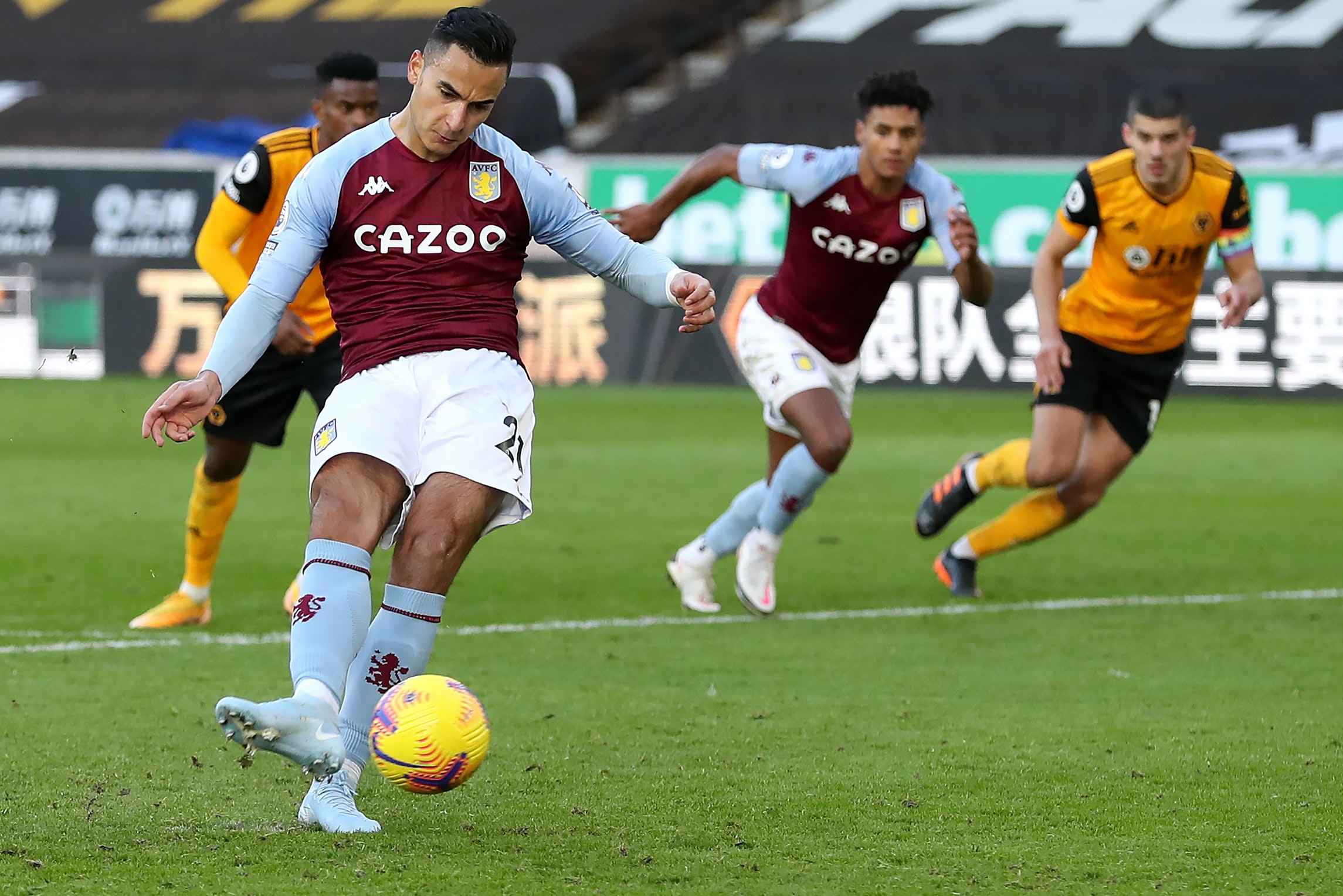 Anwar El Ghazi snatches Villa win with injury-time penalty at Wolves |  County Times