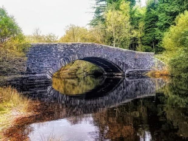 County Times: The stone bridge at Penbont Elan Valley by Mick Pleszkan.