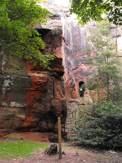 Kynastons Cave at Nesscliffe Rock. Picture: Geograph.