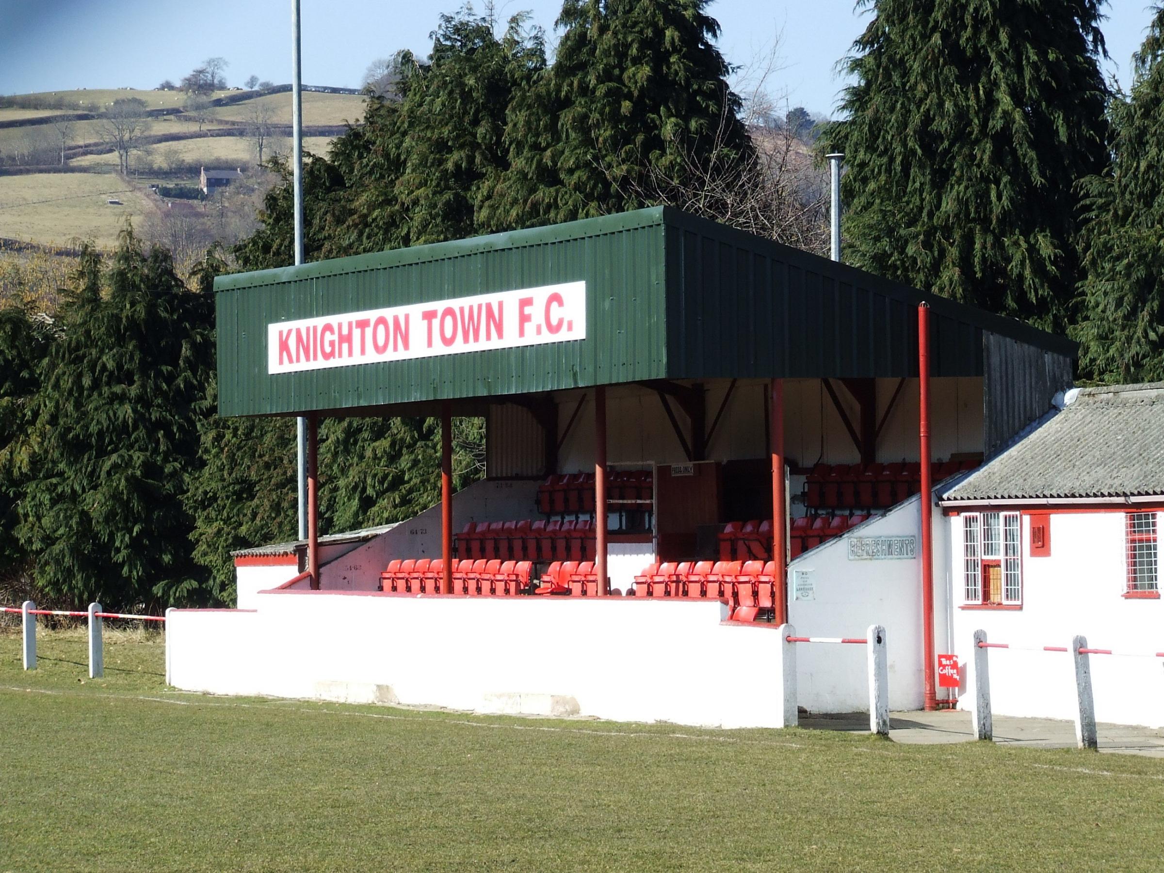 Bryn-Y-Castlle, home of Knighton Town FC. Picture by Andy Dakin.