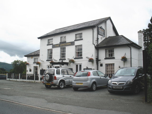 The Unicorn in Caersws. Picture by Roger Cornfoot.