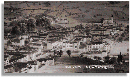 Newtown during the lifetime of Robert Owen. Picture: History.powys.org.uk.