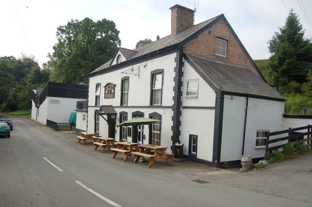 Talbot Inn, Berriew. Picture by John Firth/Geograph.