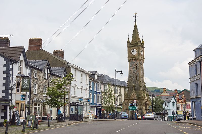 Machynlleth Town Clock. Picture by Celuici/Wiki.
