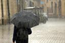 Heavy rainfall may lead to flooding in a few places and travel disruption