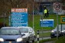 Security patrol the Royal Shrewsbury Hospital, Shropshire. An independent review of baby deaths at Shrewsbury and Telford Hospital NHS Trust (SaTH) has identified seven 