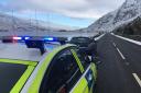 The driver was stopped in the Ogwen Valley, popular visitor spot. Picture: NWP Roads Policing Unit/Twitter