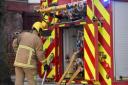 Fire crews called to Herefordshire garage blaze