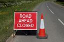 The road is closed by Dyfed-Powys police.