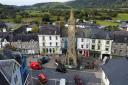 Machynlleth town square.