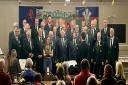 Rhayader and District Male Voice Choir supporting Cerys Gough singing 'The Rose'