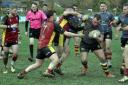 Action from COBRA's clash against Caernarfon. Picture by Gary Williams.