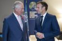 French president Macron with King Charles III.
