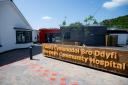 The new entrance of Bro Ddyfi Community Hospital.