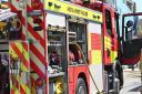 Mid and West Wales Fire Service crews from across North Powys were called to the scene.