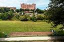 The archaeological dig carried out on Powis Castle’s Great Lawn by CPAT.