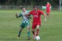 Action from Hay St Mary's clash with Brecon Corries.