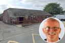 Arddleen Primary School and, inset, Cllr Graham Breeze.