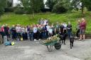 Locals gave Rhayader's Waun Capel Park some love on Saturday, September 16