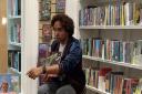Joseph Coelho paid a visit to Knighton Library earlier this month