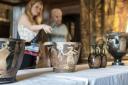 Visitors have a rare chance to see 2,000 year old vases up close during once in a decade deep clean