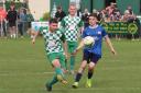 Action from Hay St Mary's clash with Lliswerry. Picture by Stuart Townsend.