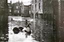 A scene from the Newtown floods of December 1964.
