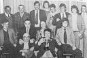 The Lion Caersws dominoes team which won the Newtown League in 1976.