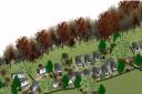 Fir View Holiday Park graphic- how the caravans could look -