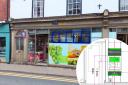 The front of the previous Ashby's/Nisa shop, and design of the new ATM