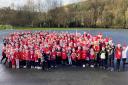 Ysgol Llanidloes pupils raised more than £2,000 for the Friends of the School on December 19 after completing the one mile run wearing Santa hats and festive jumpers the Friends of the School.