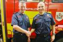 Tomi Corfield is promoted to crew manager at Machynlleth Fire Station.