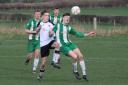 Action from Radnor Valley's win over Welshpool Town.