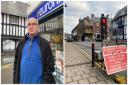 Llanidloes shop owner William Price says the traffic lights has had a 