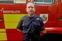 Gavin Robinson, Machynlleth's newest firefighter.