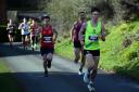 Runners in Powis Castle Estate during the 2024 Welshpool 10k Run.