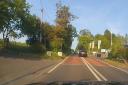 Dashcam footage of a dangerous piece of overtaking on a Powys road.