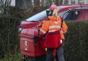 There are no deliveries in the LD postcode areas of Powys today, due to Storm Eunice. Photo by PA