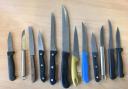 Knives handed in to officers in Radnorshire this week