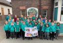 Pupils at Llanfihangel Rhydithon Community Primary School in Dolau have been vigorously fighting the decision earlier this year to close it