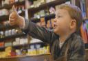Two-year-old Arthur Jones is the star of the 2019 Hafod Hardware Christmas commercial, spending a day working at the shop Pictures courtesy of Hafod Hardware