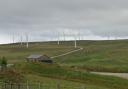 Looking towards the site of Carno Windfarm. From Google Streetview.