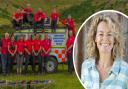 Brecon Mountain Rescue Team and Kate Humble (inset)