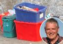 Cllr Ian Harrison has been left frustrated by the lack of collections in Guilsfield.