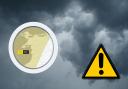 Some areas of Powys are set to be affected by strong winds on Wednesday, October 5 (Met Office/Canva)